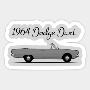 1964 Dodge Dart grey Sticker